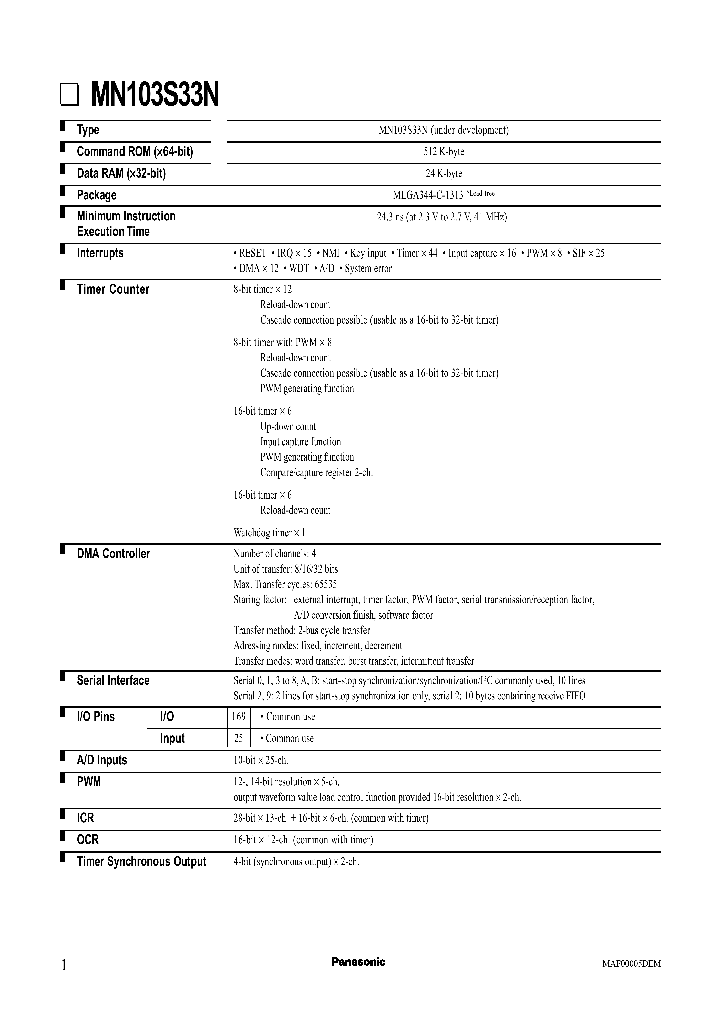 MN103S33N_214736.PDF Datasheet