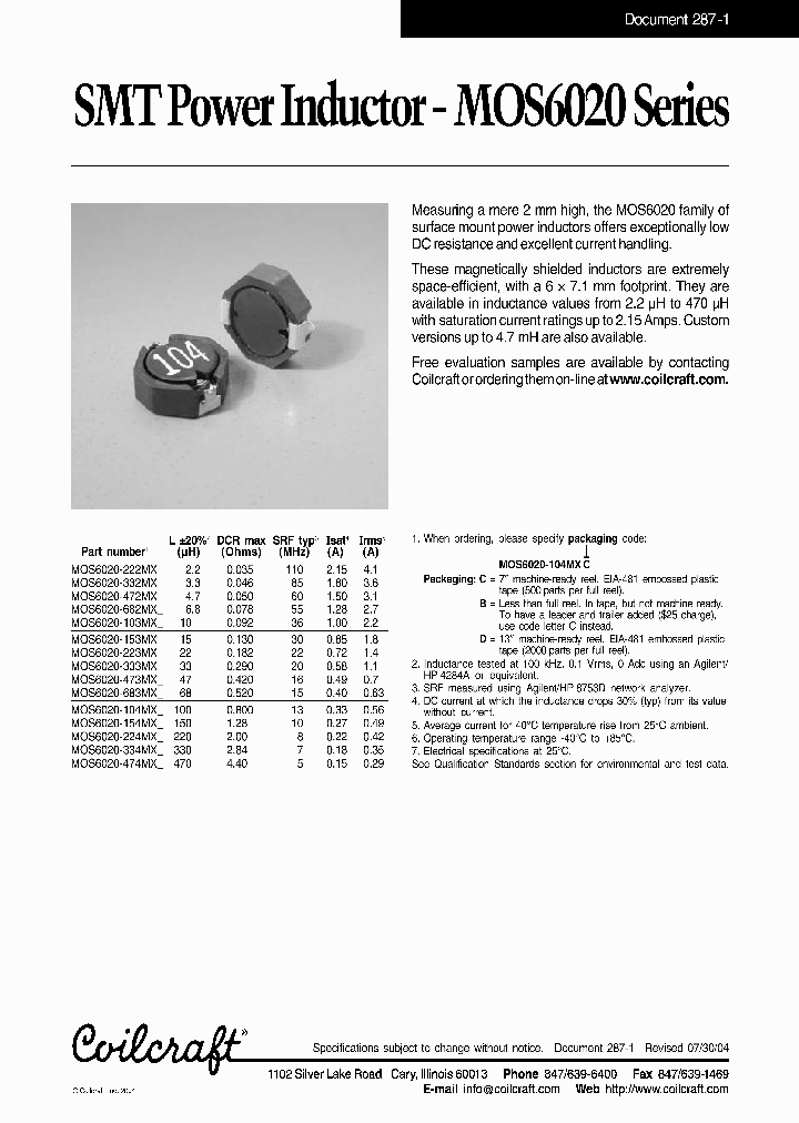 MOS6020_257497.PDF Datasheet