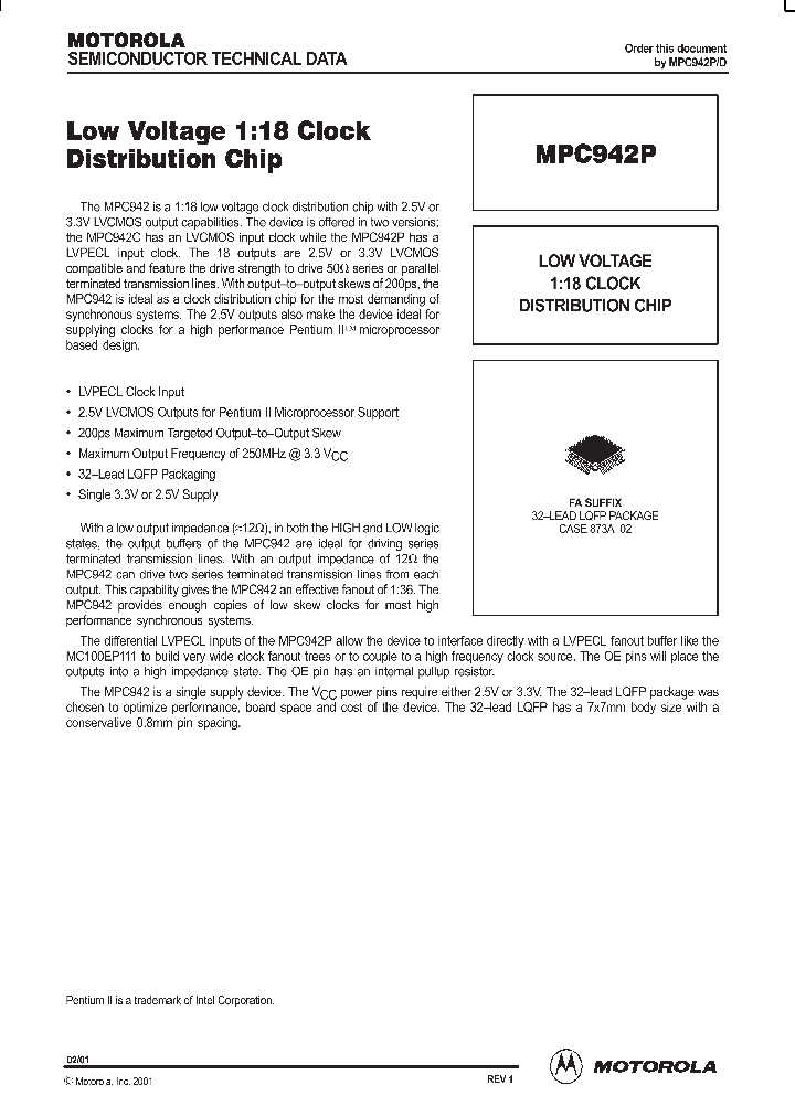 MPC942P_224385.PDF Datasheet