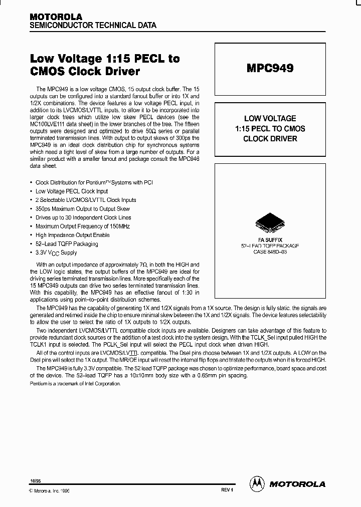 MPC949_242975.PDF Datasheet