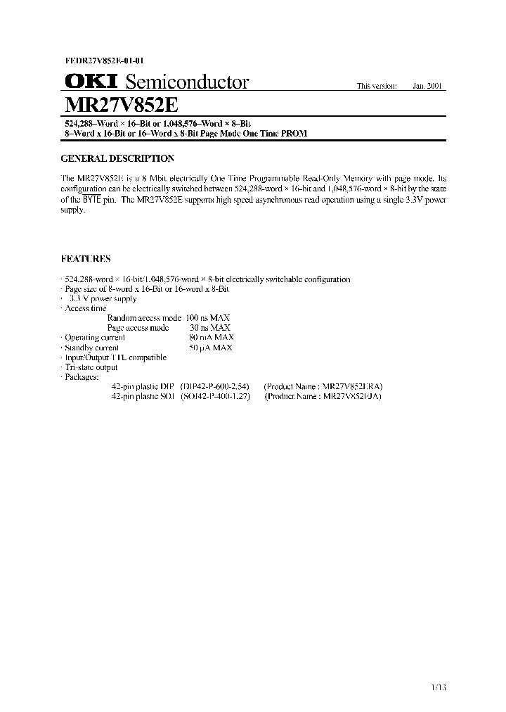 MR27V852E_262773.PDF Datasheet
