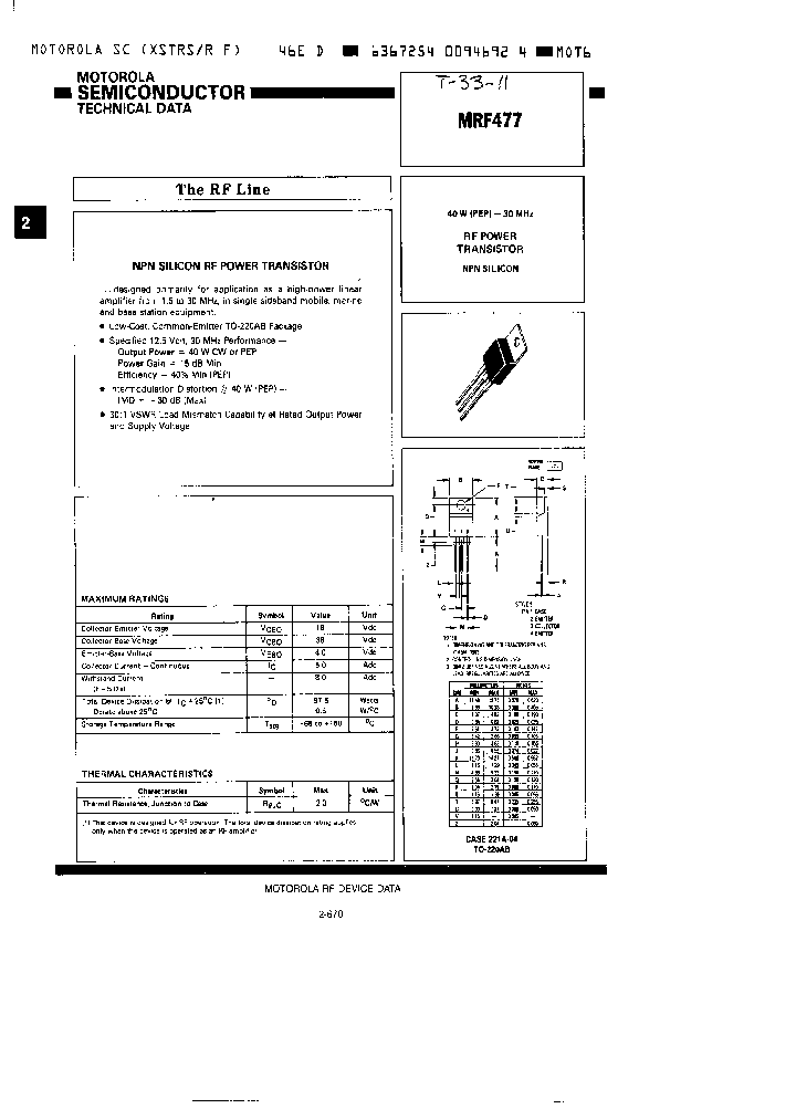 MRF477_291569.PDF Datasheet