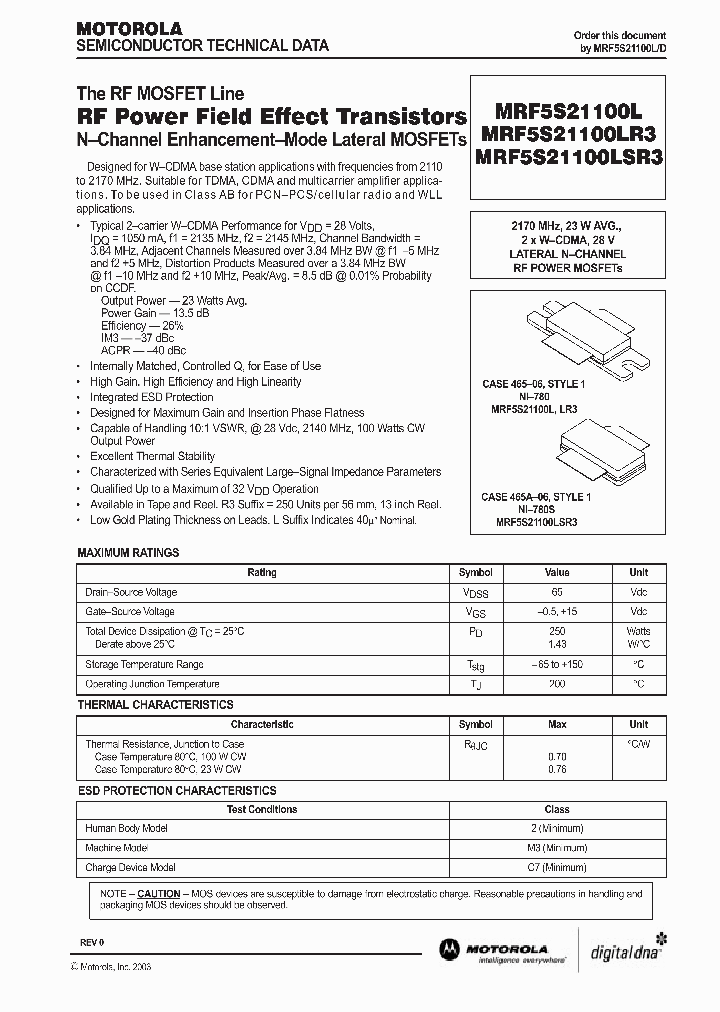 MRF5S21100LSR3_282276.PDF Datasheet