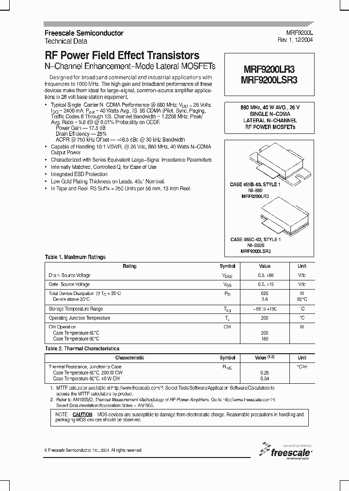 MRF9200LR3_242804.PDF Datasheet