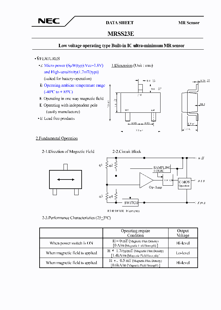 MRSS23E_278005.PDF Datasheet