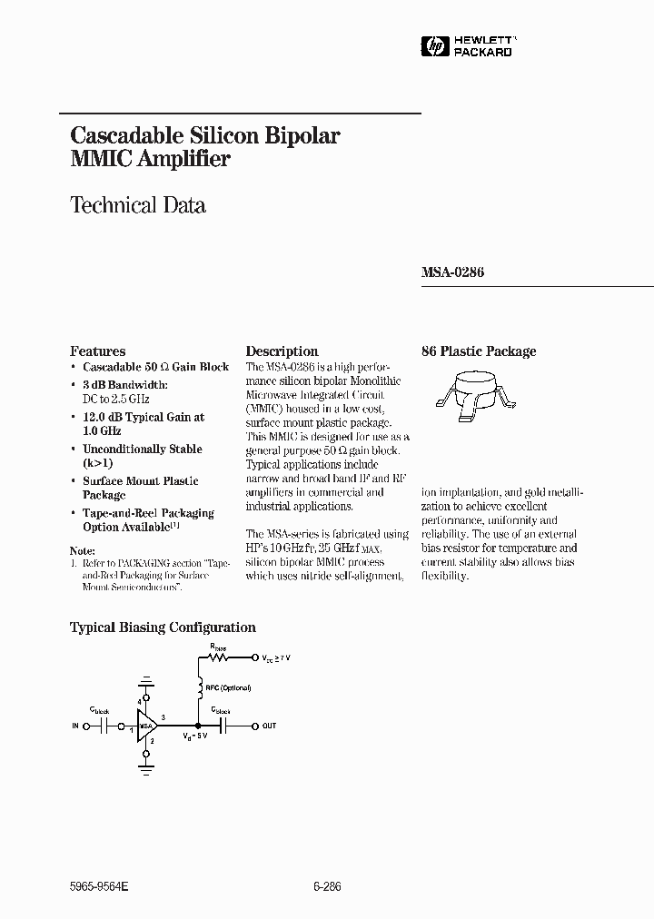 MSA-0286_244455.PDF Datasheet