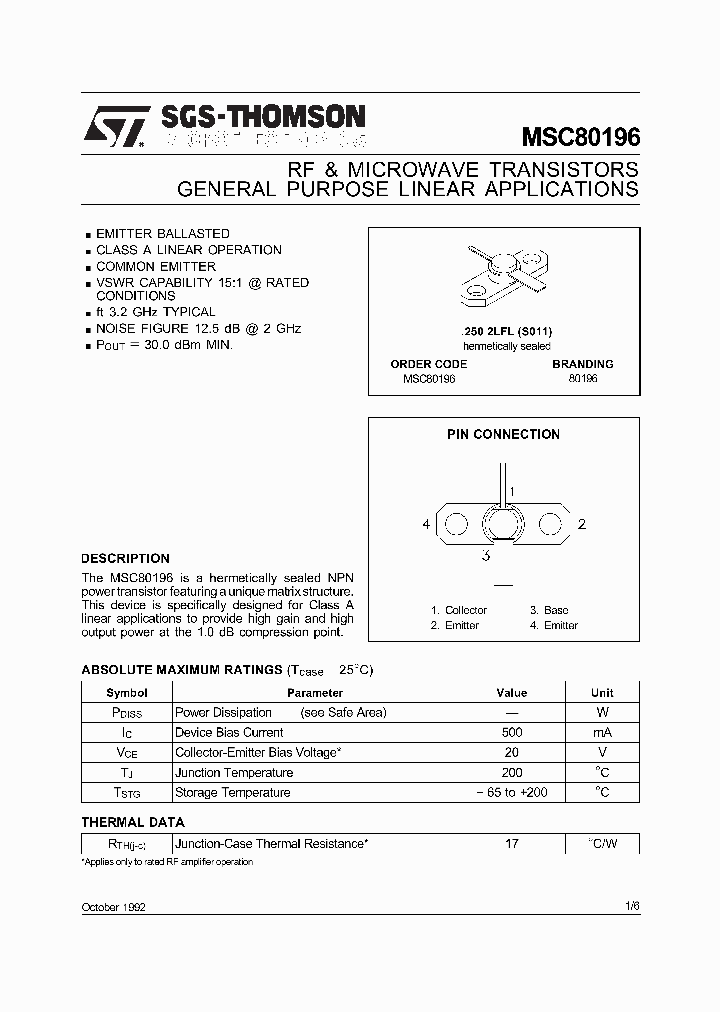 MSC80196_195854.PDF Datasheet