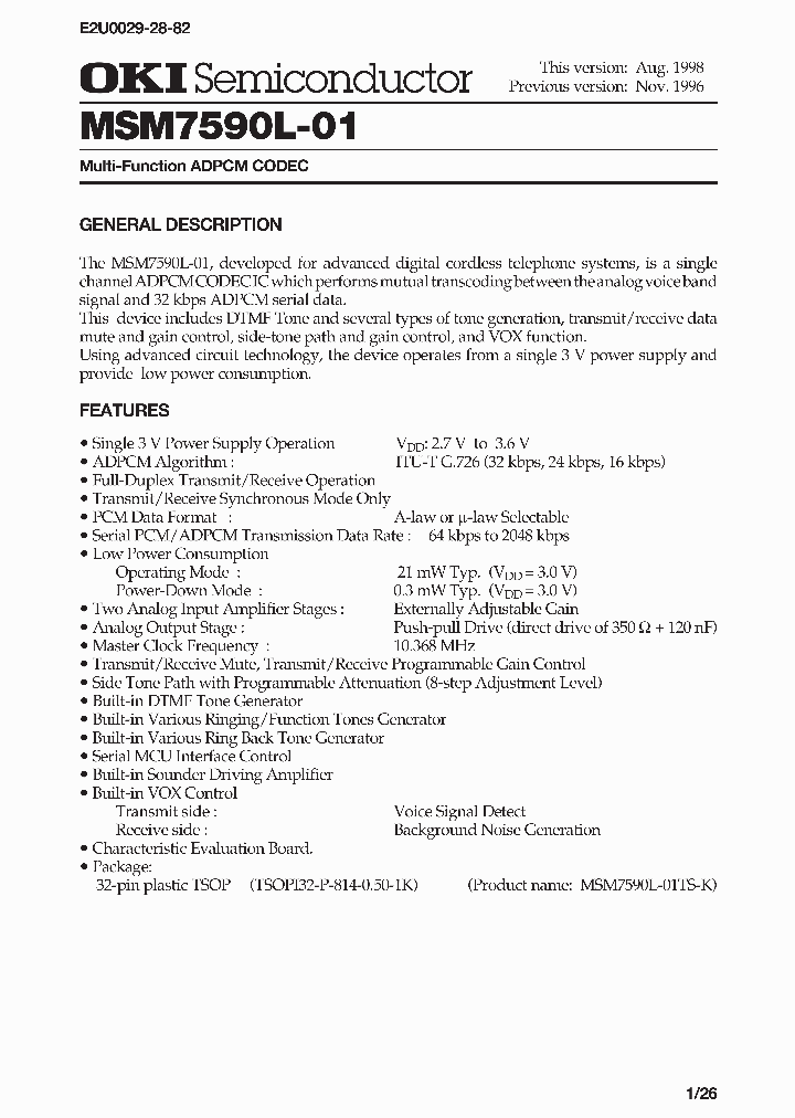 MSM7590L-01_245769.PDF Datasheet