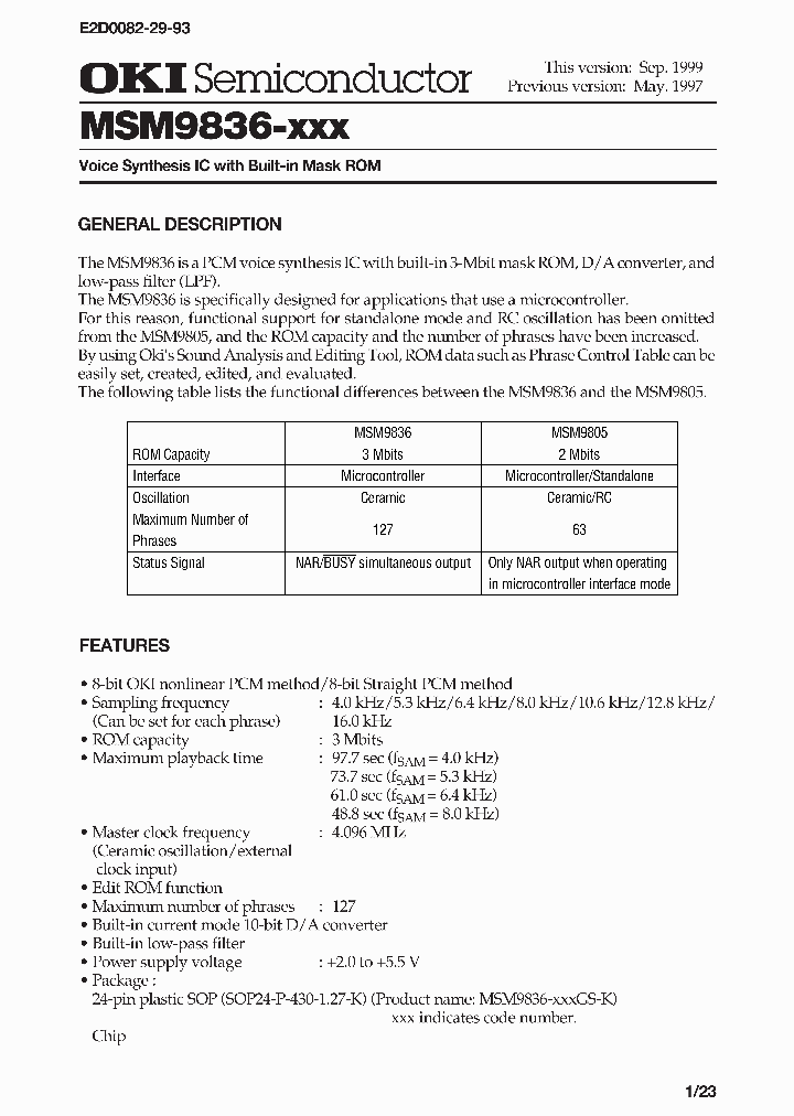 MSM9836_243641.PDF Datasheet