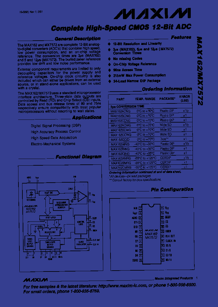 MAX162_155358.PDF Datasheet