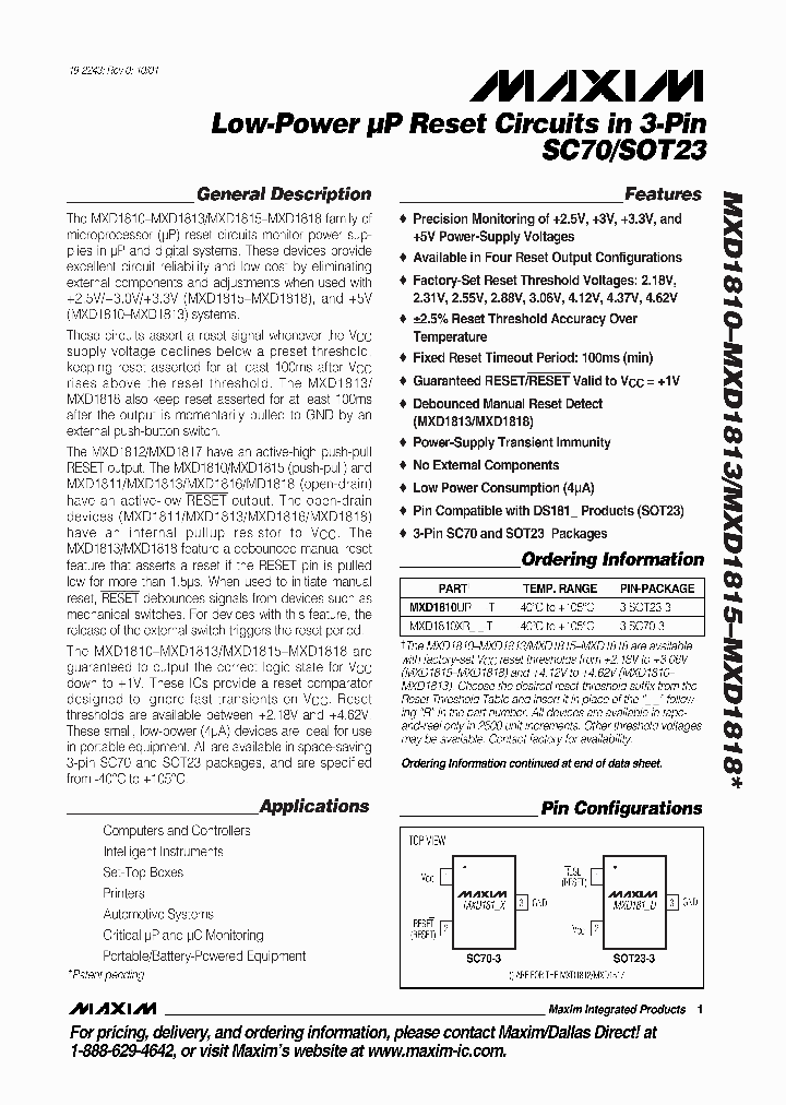 MXD1810_45413.PDF Datasheet