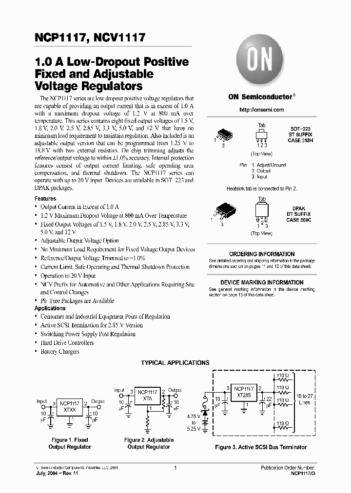 NCP1117XT12_44285.PDF Datasheet