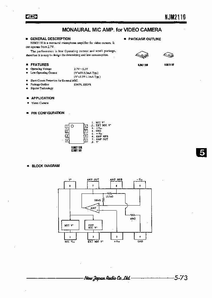NJM2110_282269.PDF Datasheet