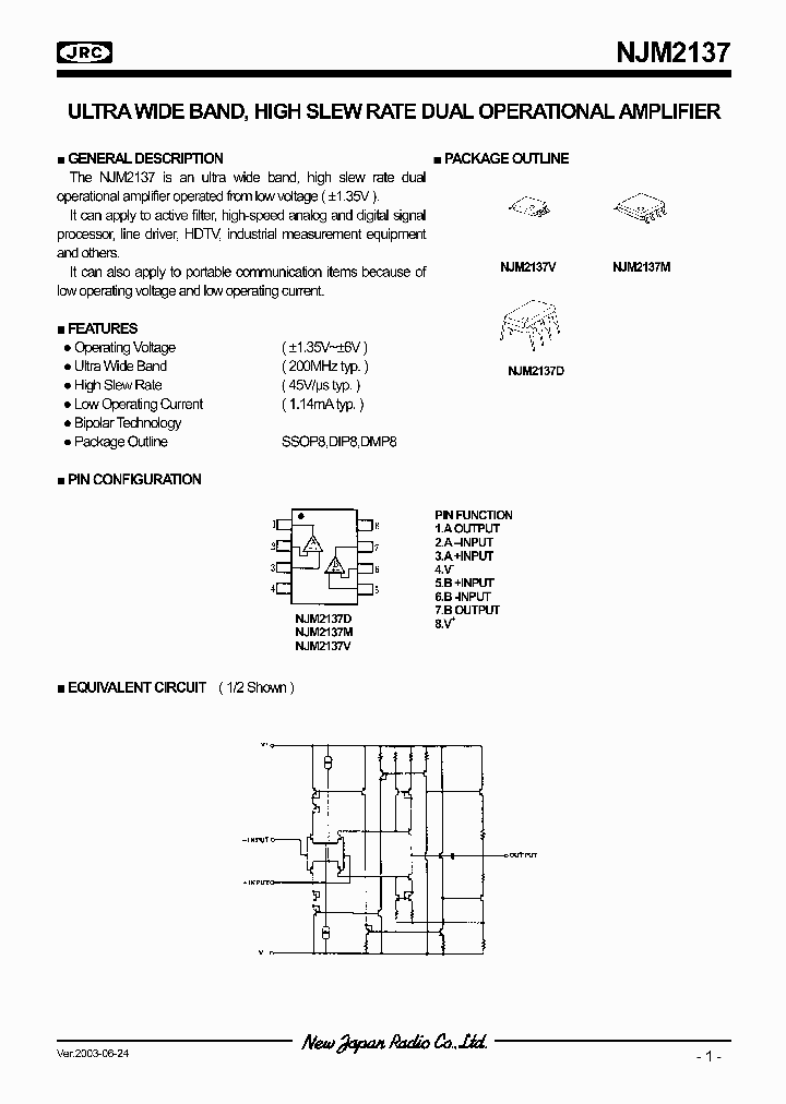 NJM2137_288982.PDF Datasheet