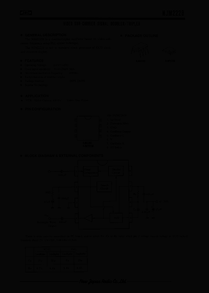 NJM2228_263446.PDF Datasheet