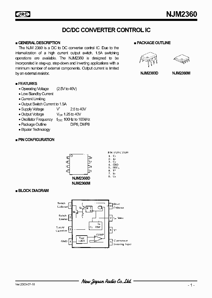 NJM2360_284034.PDF Datasheet
