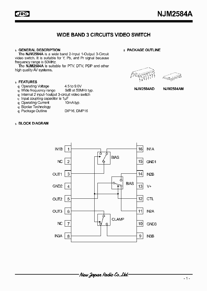 NJM2584A_258535.PDF Datasheet