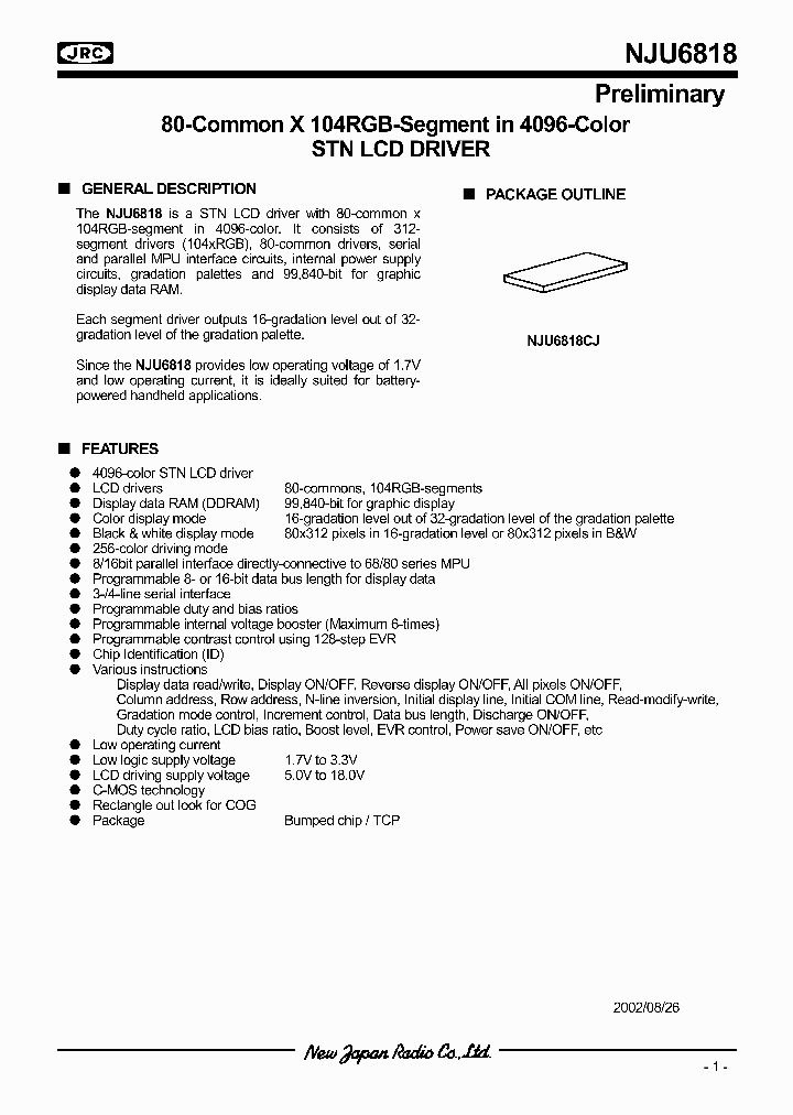 NJU6818_258044.PDF Datasheet