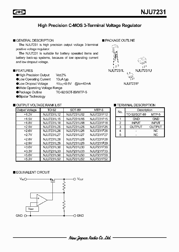 NJU7231_213369.PDF Datasheet