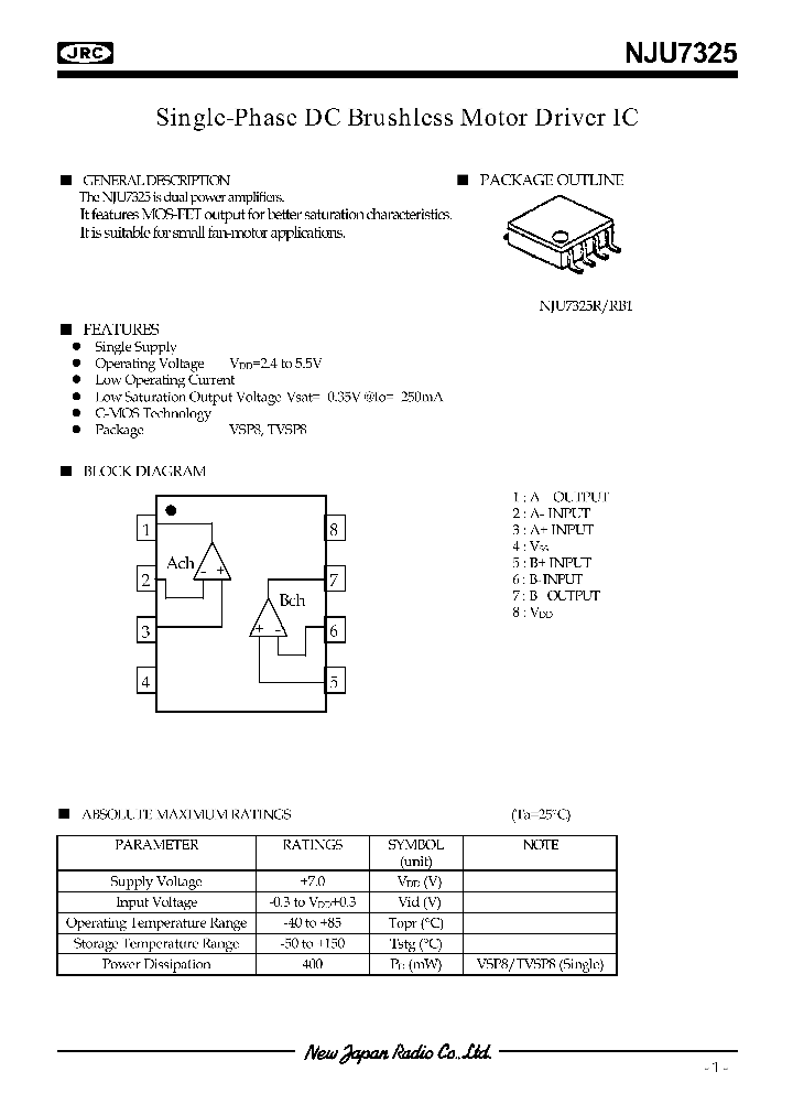 NJU7325_242324.PDF Datasheet