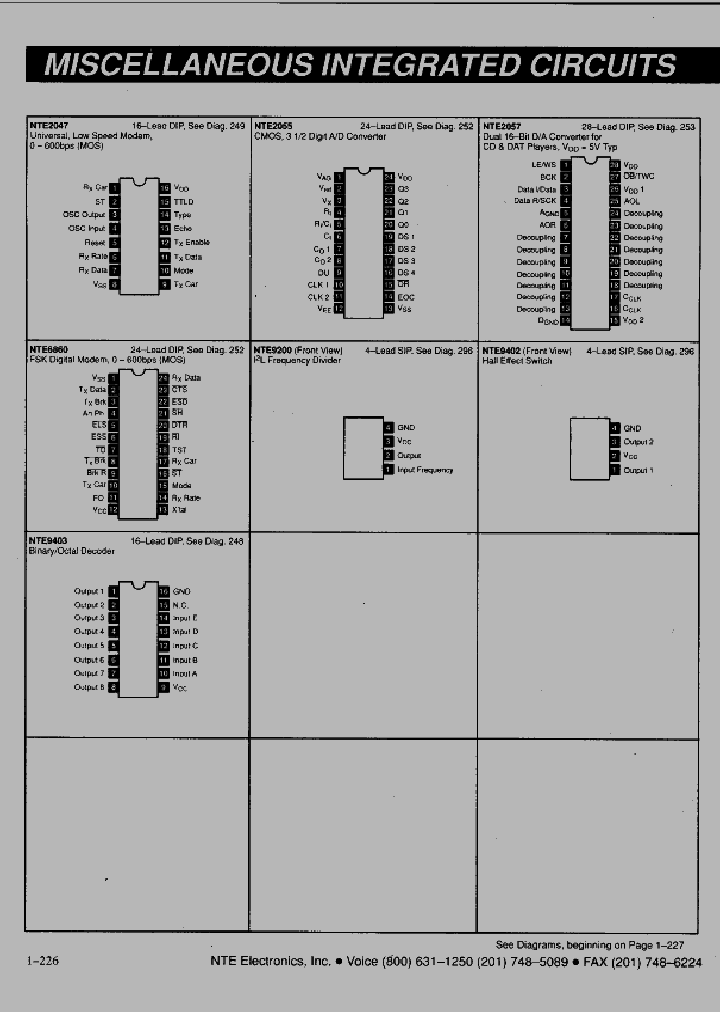 NTE9200_284460.PDF Datasheet