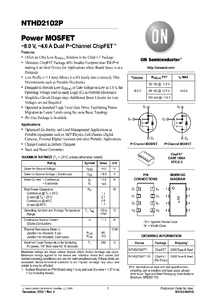 NTHD2102PT1G_285405.PDF Datasheet