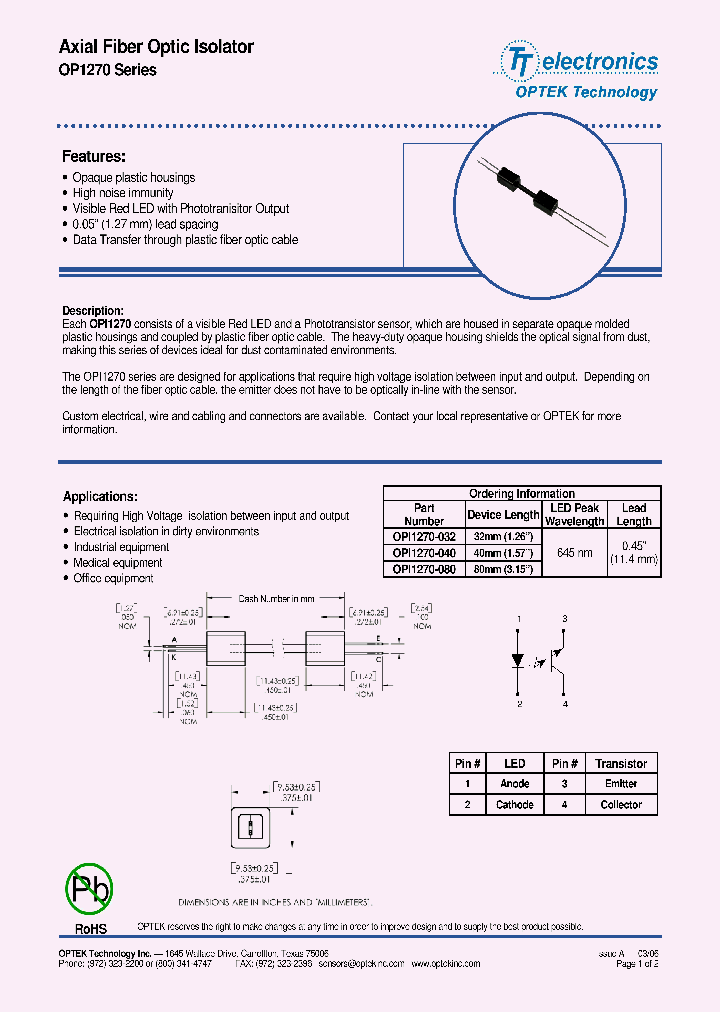 OP1270_287707.PDF Datasheet