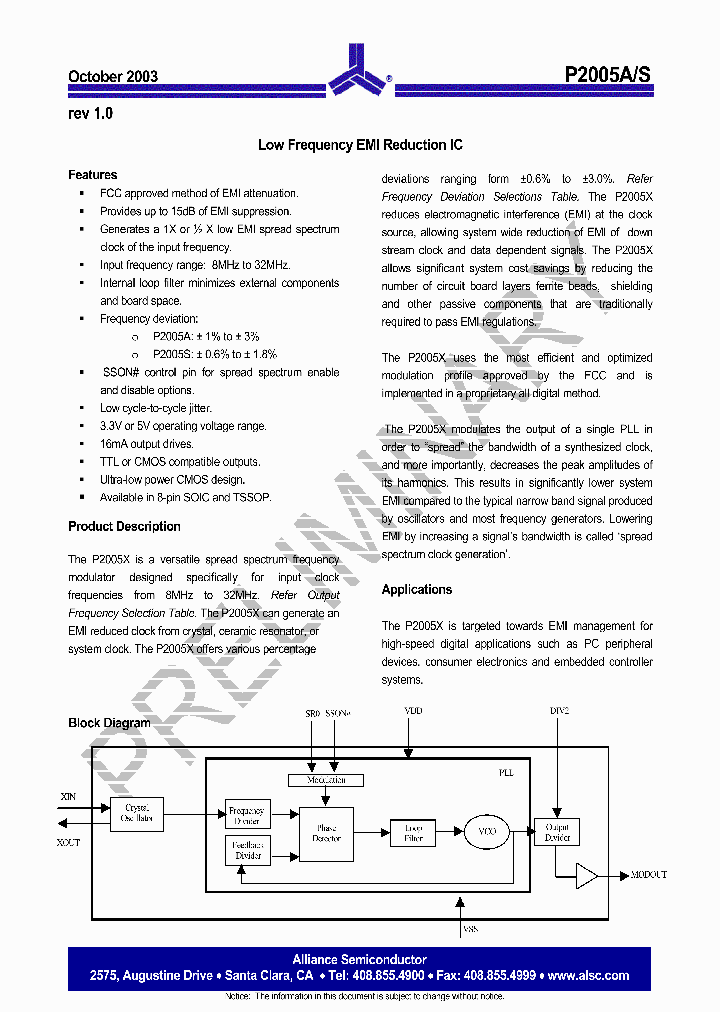 P2005S_285974.PDF Datasheet