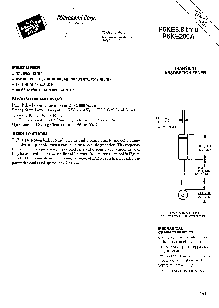 P6KE39_253958.PDF Datasheet