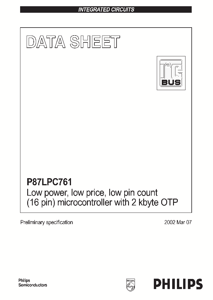 P87LPC761_136604.PDF Datasheet