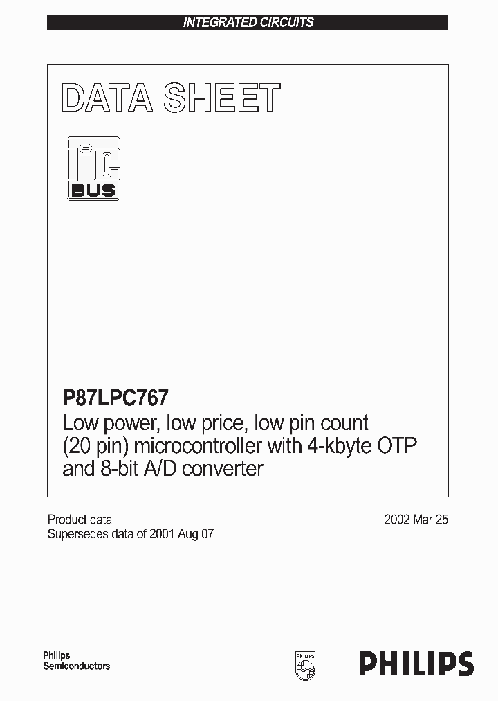 P87LPC767_289343.PDF Datasheet