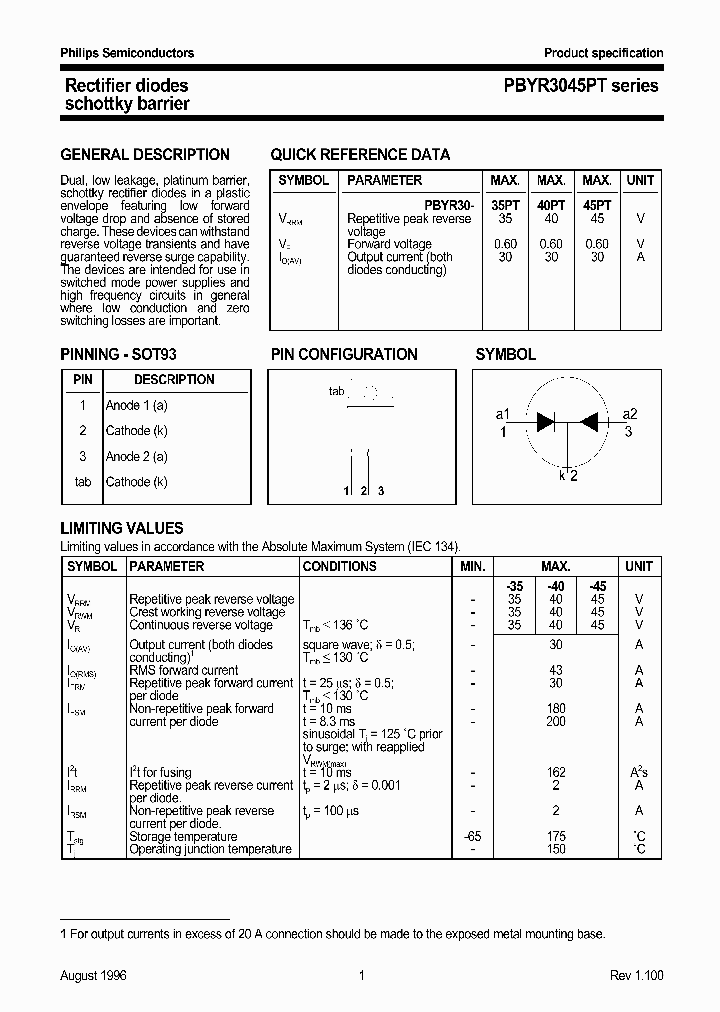 PBYR3045PT_293790.PDF Datasheet