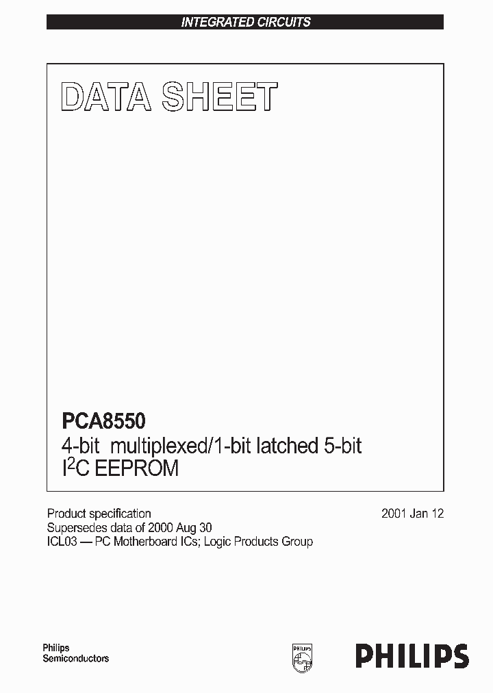 PCA8550_275912.PDF Datasheet