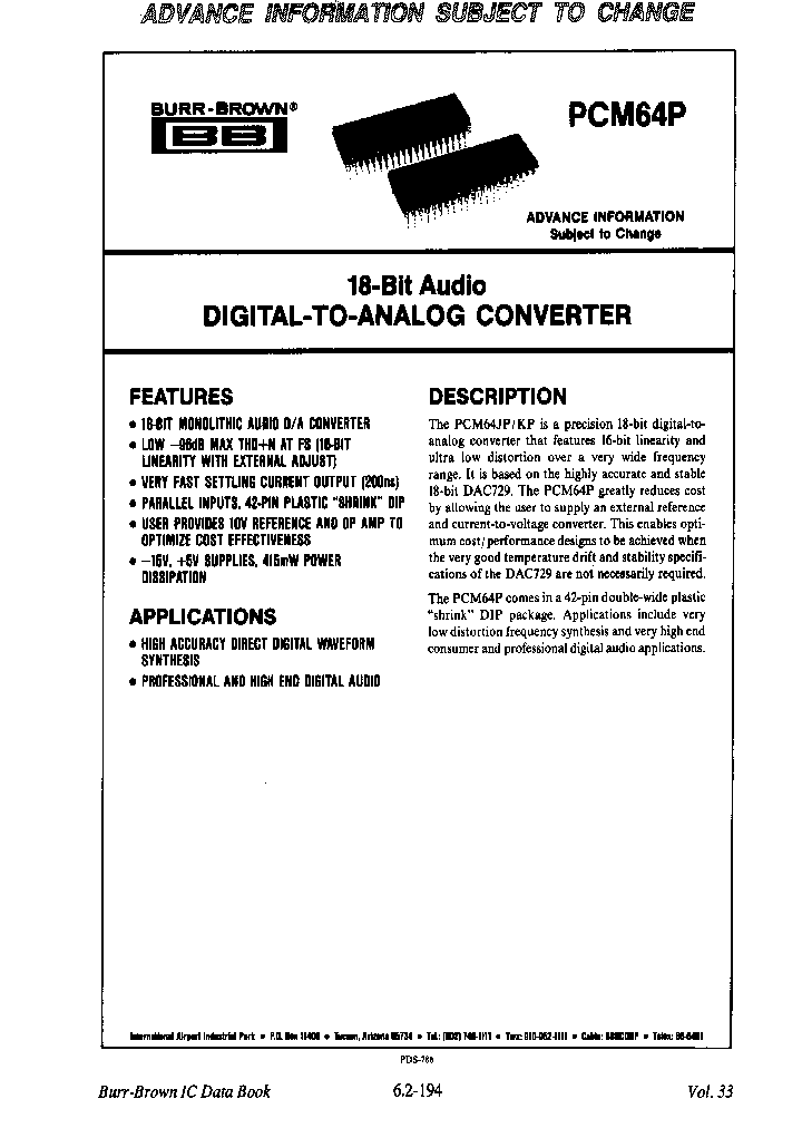 PCM64D_200579.PDF Datasheet