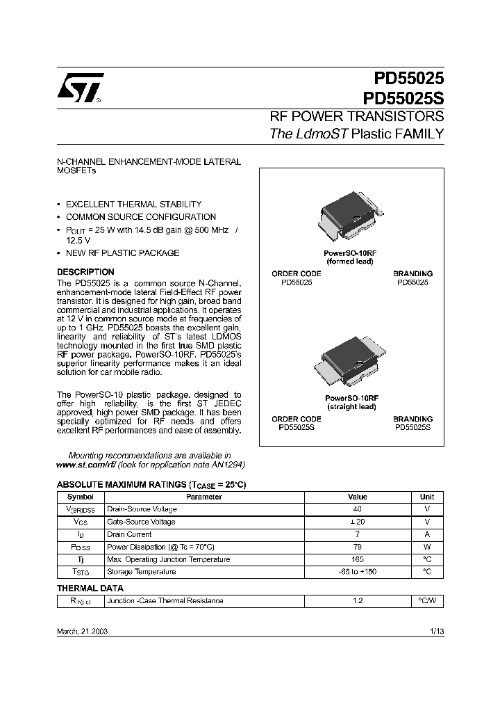 PD55025S_298093.PDF Datasheet