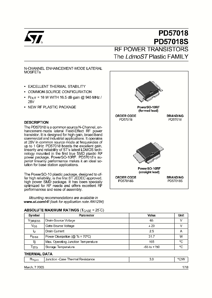 PD57018_296817.PDF Datasheet