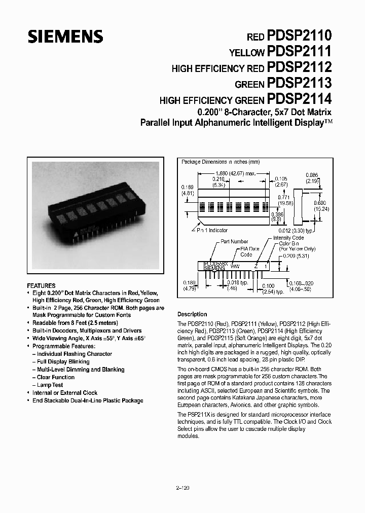 PDSP2110_212348.PDF Datasheet