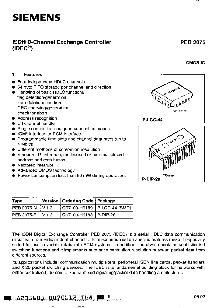 PEB2075N_292205.PDF Datasheet