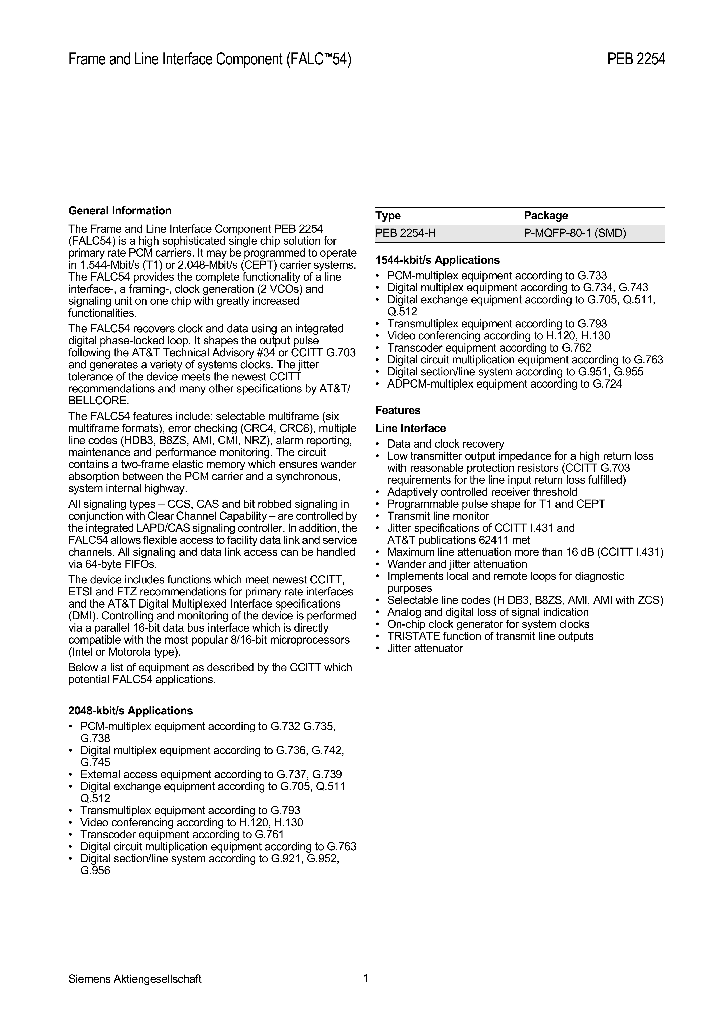 PEB2254_286262.PDF Datasheet
