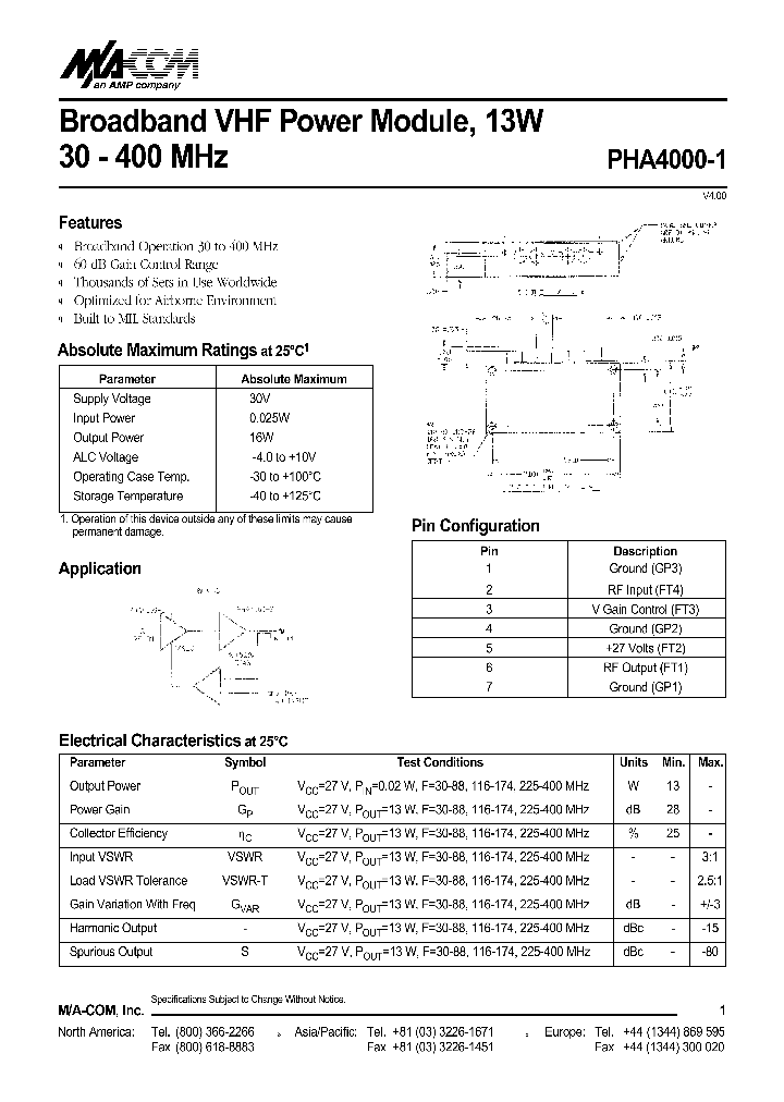 PHA4000-1_290769.PDF Datasheet