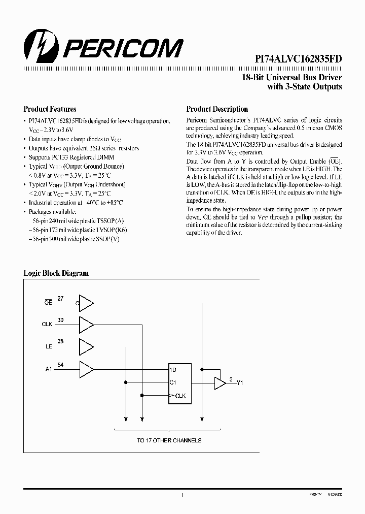 PI74ALVC162835_293953.PDF Datasheet