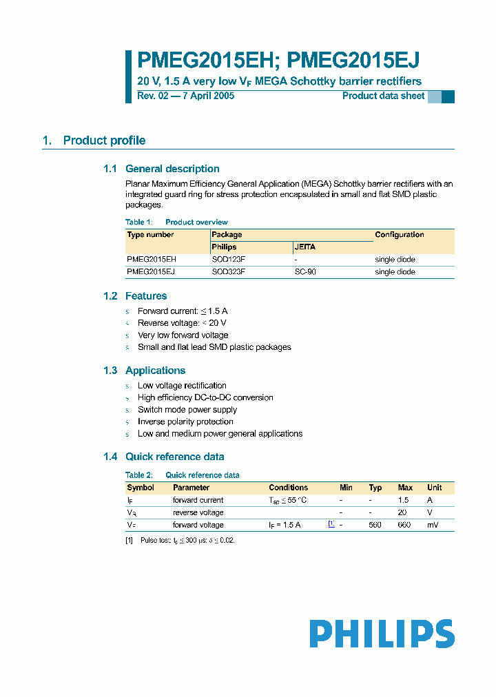 PMEG2015EH_295541.PDF Datasheet