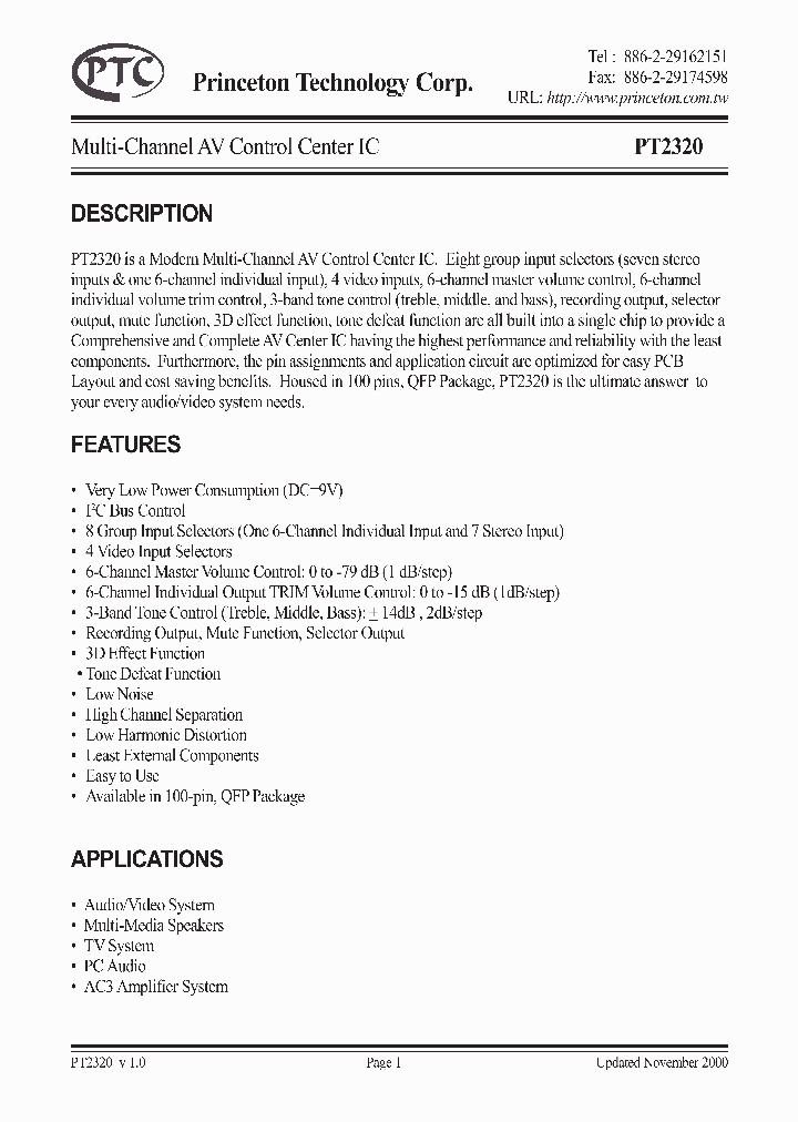 PT2320_212622.PDF Datasheet