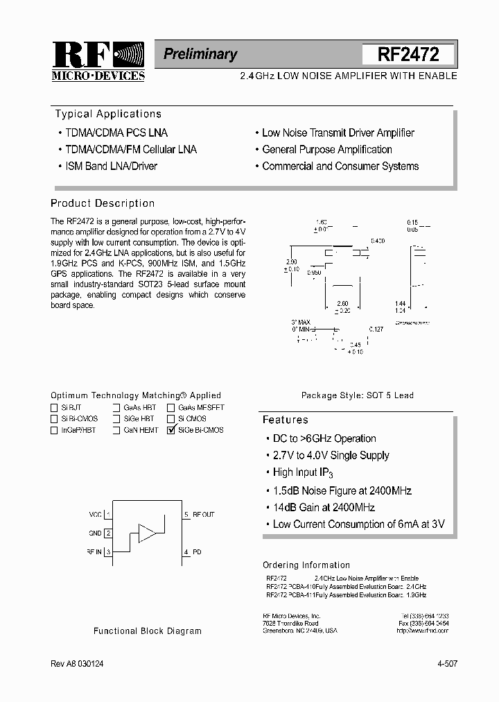 RF2472_256204.PDF Datasheet