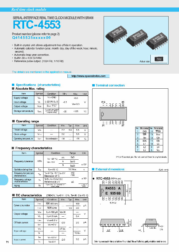 RTC-4553_290352.PDF Datasheet