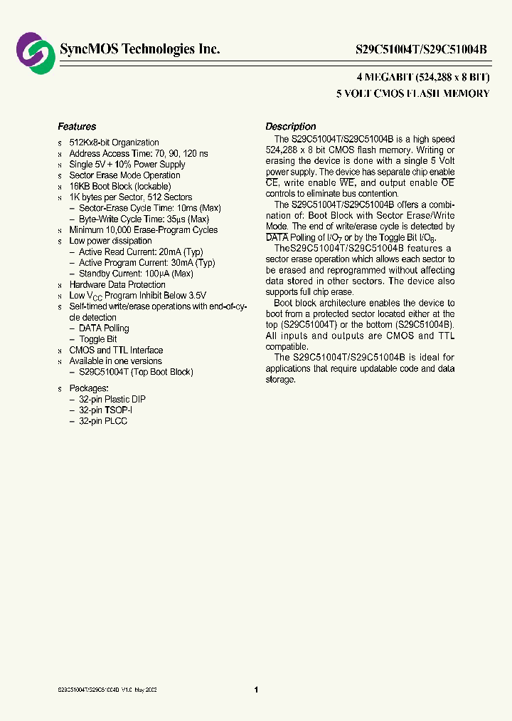 S29C51004B12T_235863.PDF Datasheet