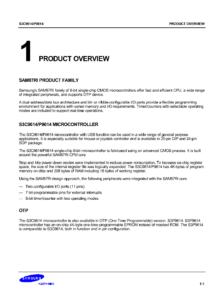 S3C9614_257003.PDF Datasheet