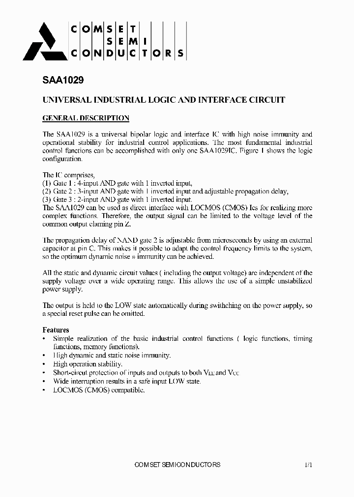 SAA1029_158601.PDF Datasheet