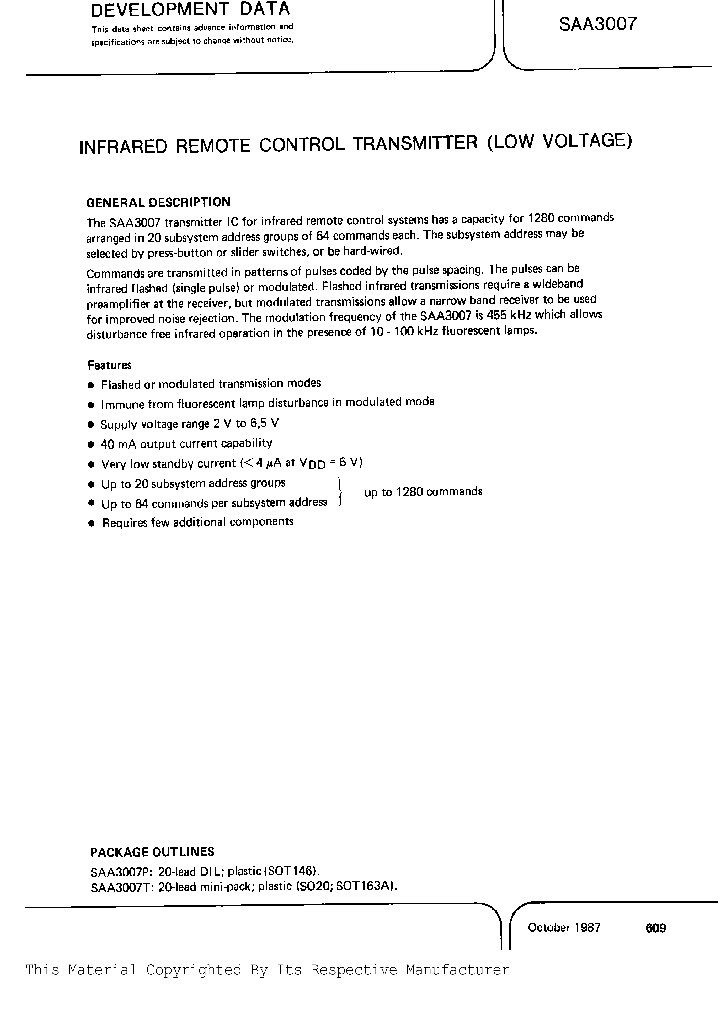 SAA3007_206631.PDF Datasheet