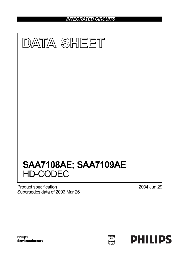 SAA7109A_301815.PDF Datasheet